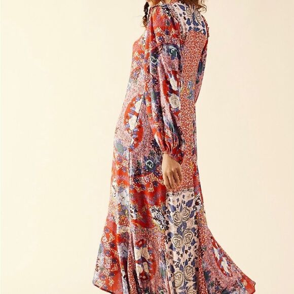 New With tag Free People Maris Printed Midi Dress 
Size XS 
Retail $169 - Picture 5 of 7